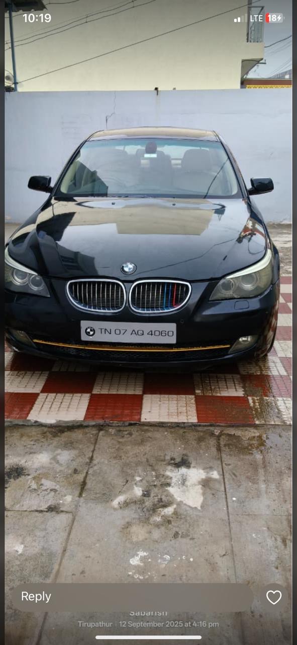 2008 BMW 525d in Black used car Chennai