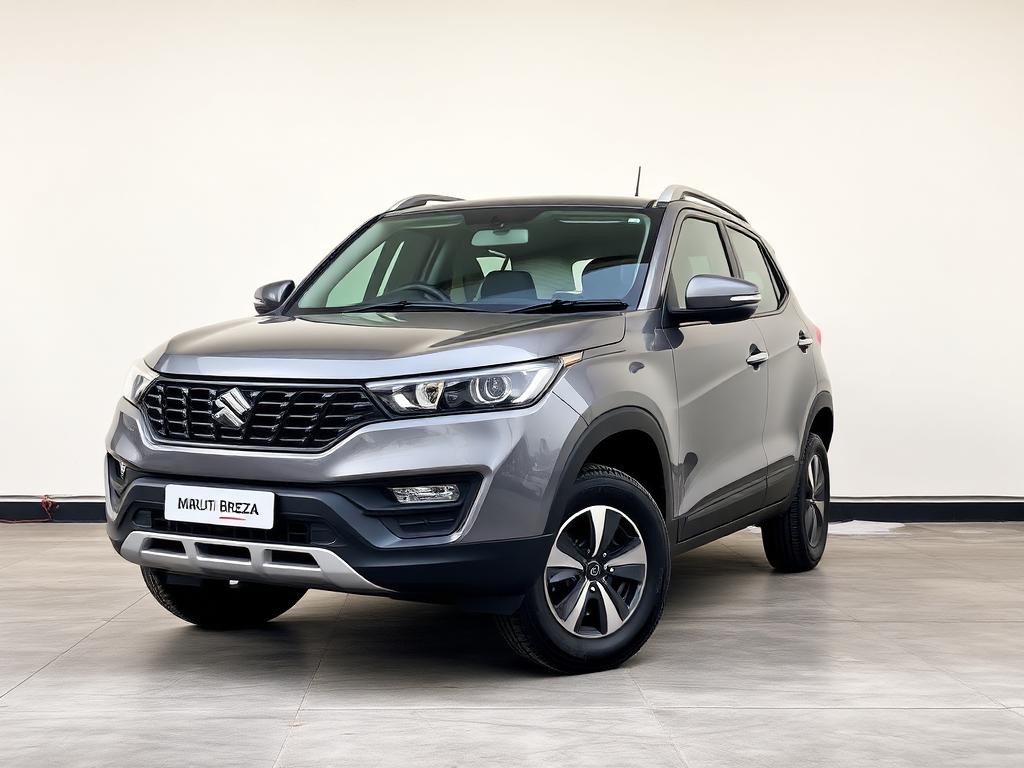 2022 Maruti Suzuki Brezza VXi in Magma Grey used car Chennai