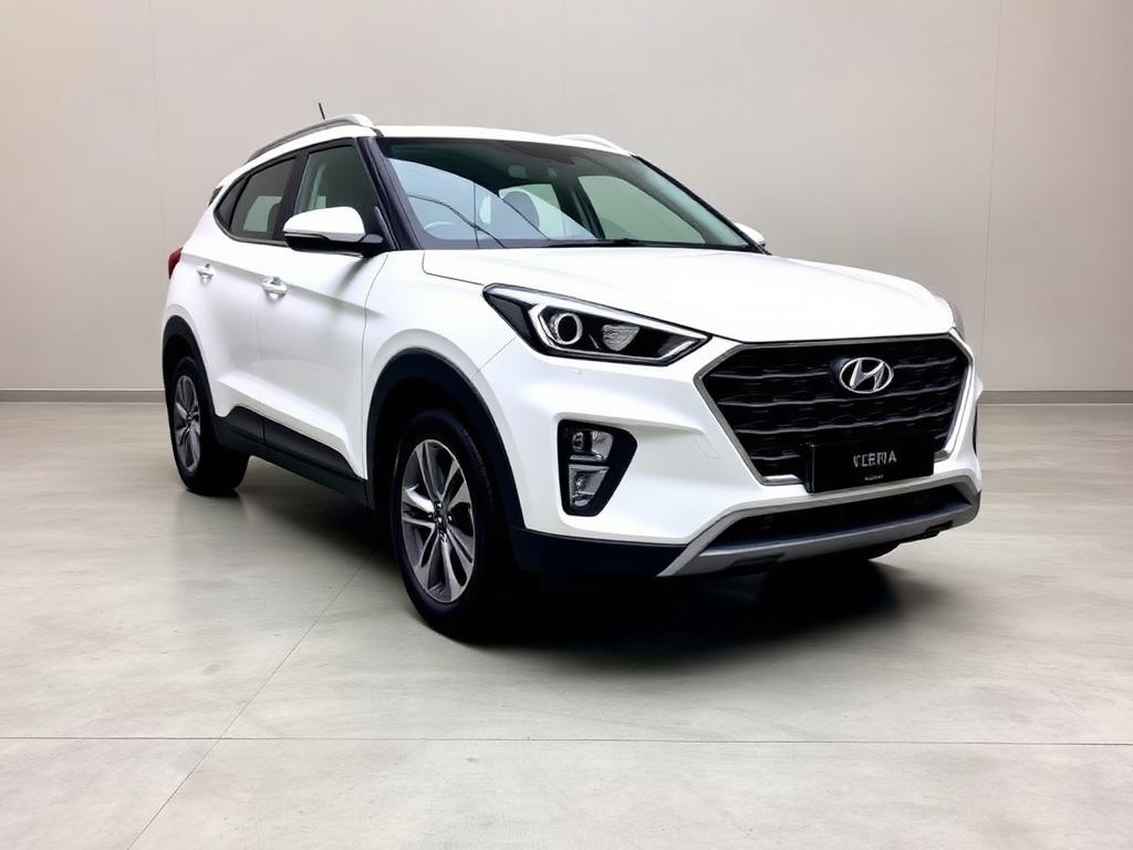 2020 Hyundai Creta S in Polar White used car Chennai