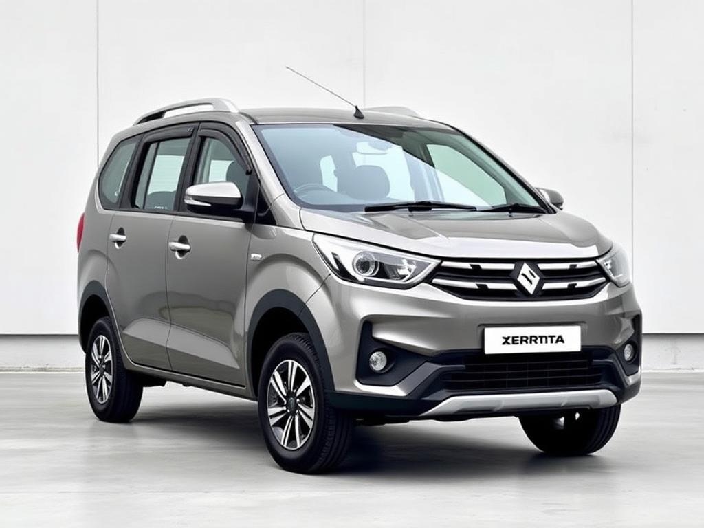 2021 Maruti Suzuki Ertiga ZXi in Metallic Magma Grey used car Chennai
